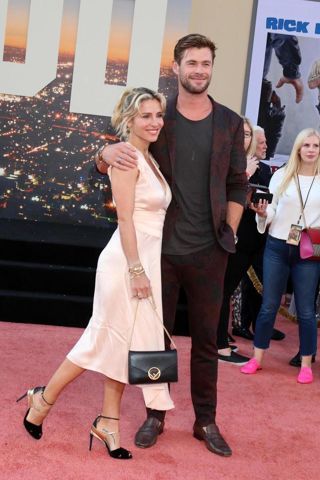 LOS ANGELES, JUL 22 - Elsa Pataky, Chris Hemsworth at the Once Upon a Time in Hollywood Premiere at the TCL Chinese Theater IMAX on July 22, 2019 in Los Angeles, CA photo