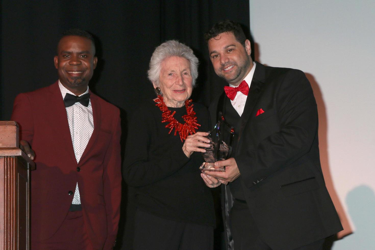 LOS ANGELES, SEP 30 - Delious Kennedy, Marcia Nasatir, Ron Truppa at the Catalina Film Festival Awards at the Casino on Catalina Island on September 30, 2017 in Avalon, CA photo