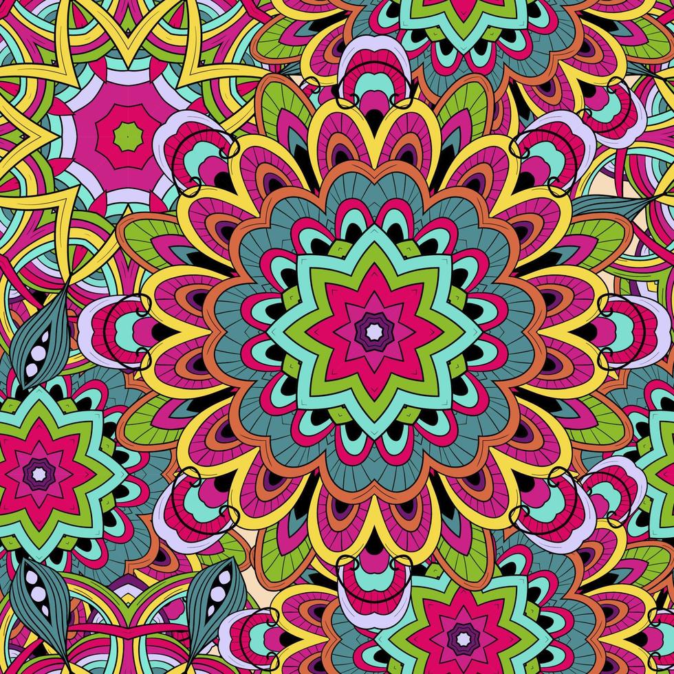 Abstract mandala background vector