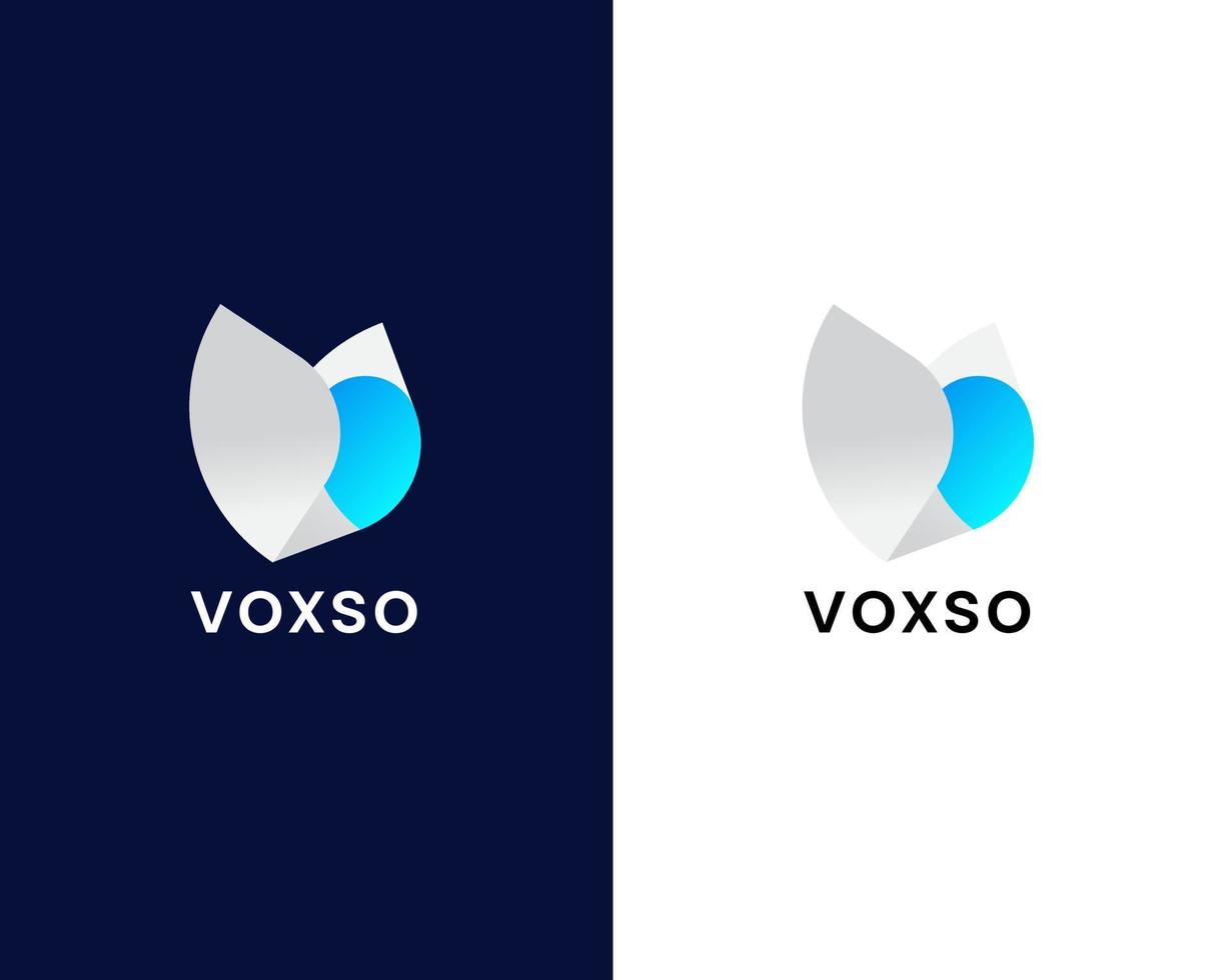 plantilla de diseño de logotipo de letra y vector