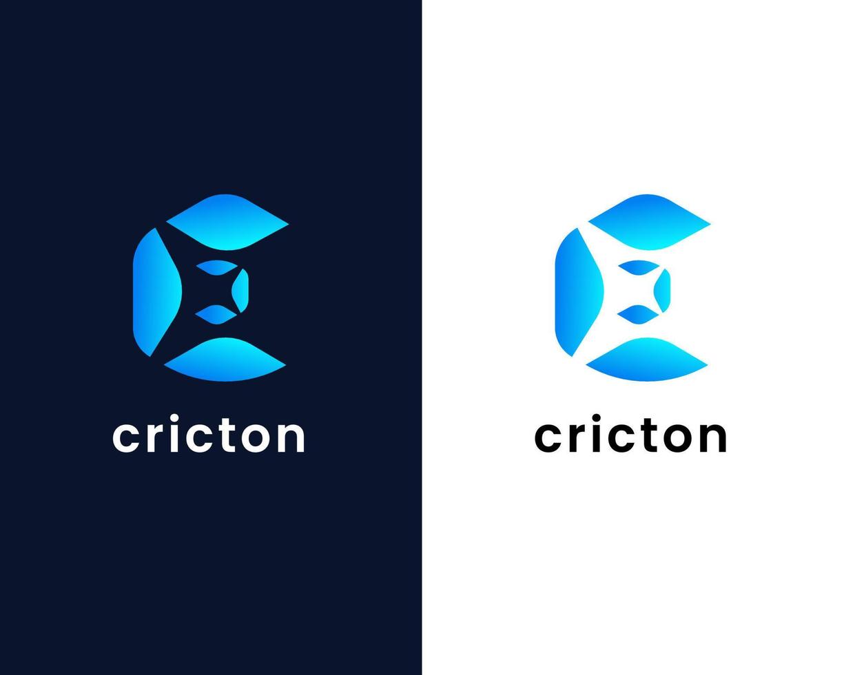 letter c modern logo design template vector