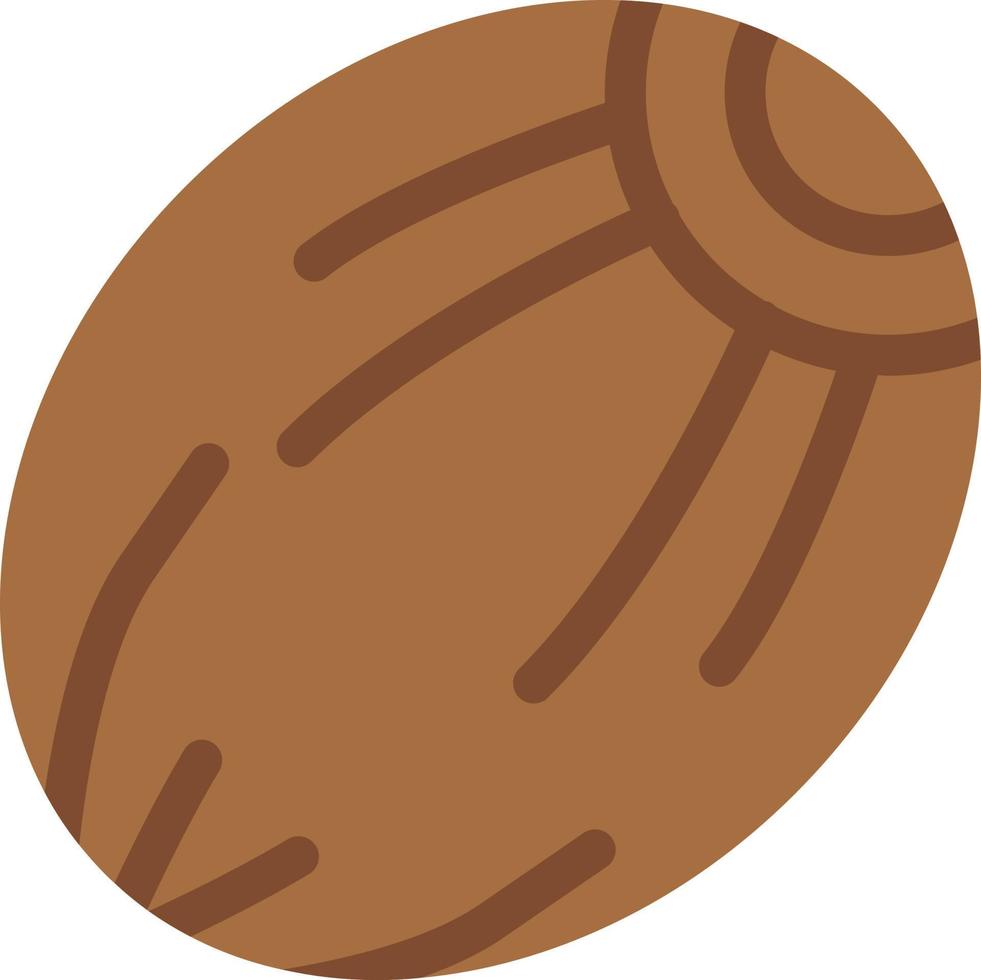 nut vector illustration on a background.Premium quality symbols.vector icons for concept and graphic design.