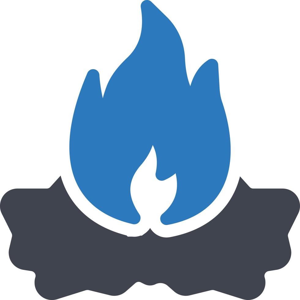 ilustración de vector de fuego de combustible en un fondo. símbolos de calidad premium. iconos vectoriales para concepto y diseño gráfico.