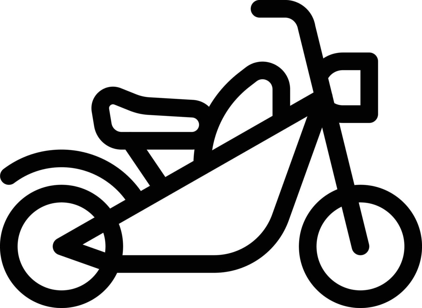 ilustración de vector de motocicleta en un fondo. símbolos de calidad premium. iconos vectoriales para concepto y diseño gráfico.