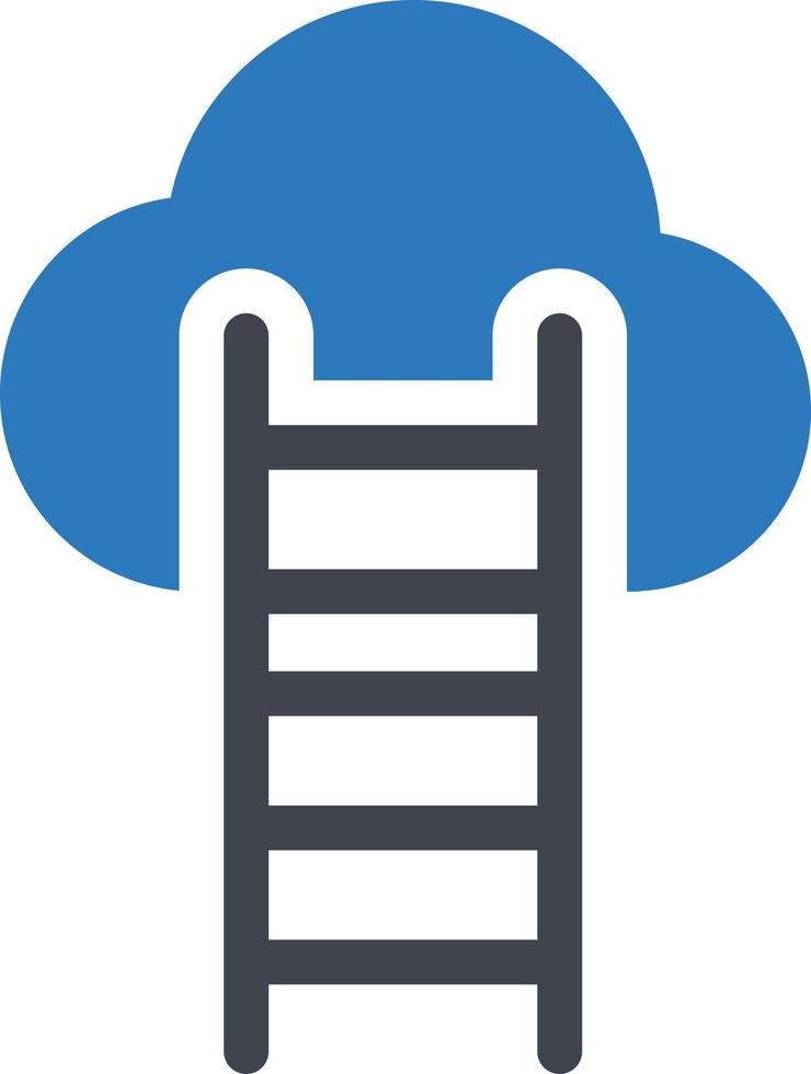 cloud stairs vector illustration on a background.Premium quality symbols.vector icons for concept and graphic design.