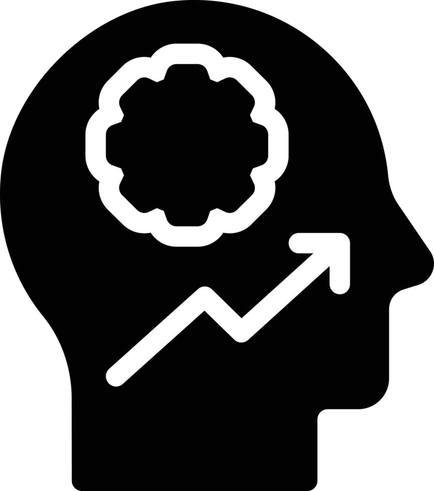 ilustración de vector de ajuste de cerebro en un fondo. símbolos de calidad premium. iconos vectoriales para concepto y diseño gráfico.