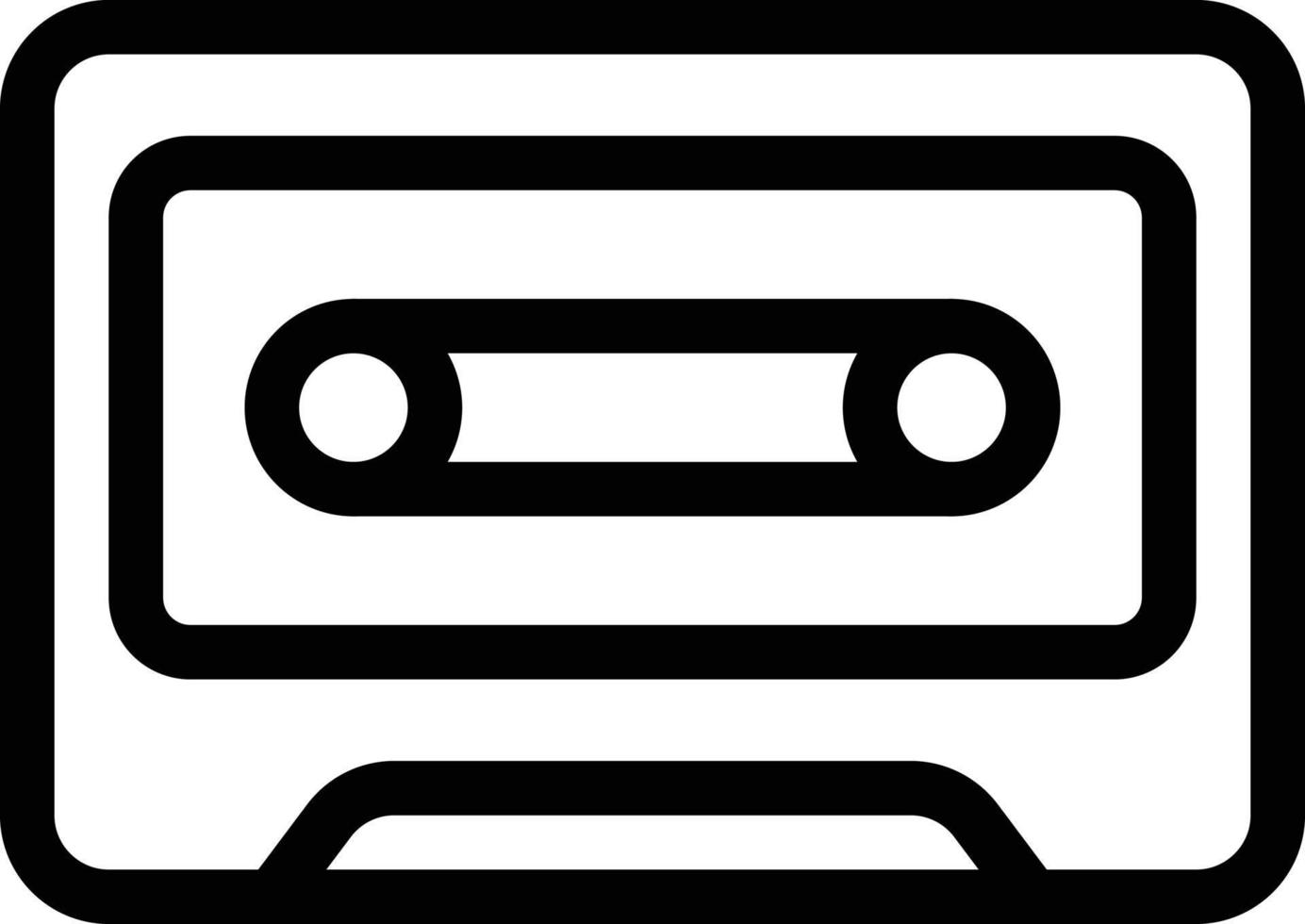 cassette vector illustration on a background.Premium quality symbols.vector icons for concept and graphic design.