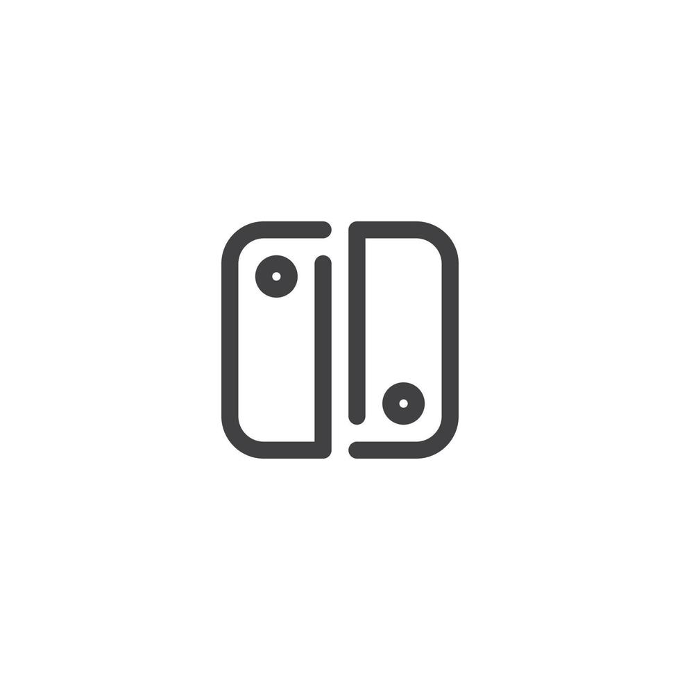 Console line icon. linear style sign for mobile concept and web design. Console outline vector icon. Symbol, logo illustration. Vector graphics