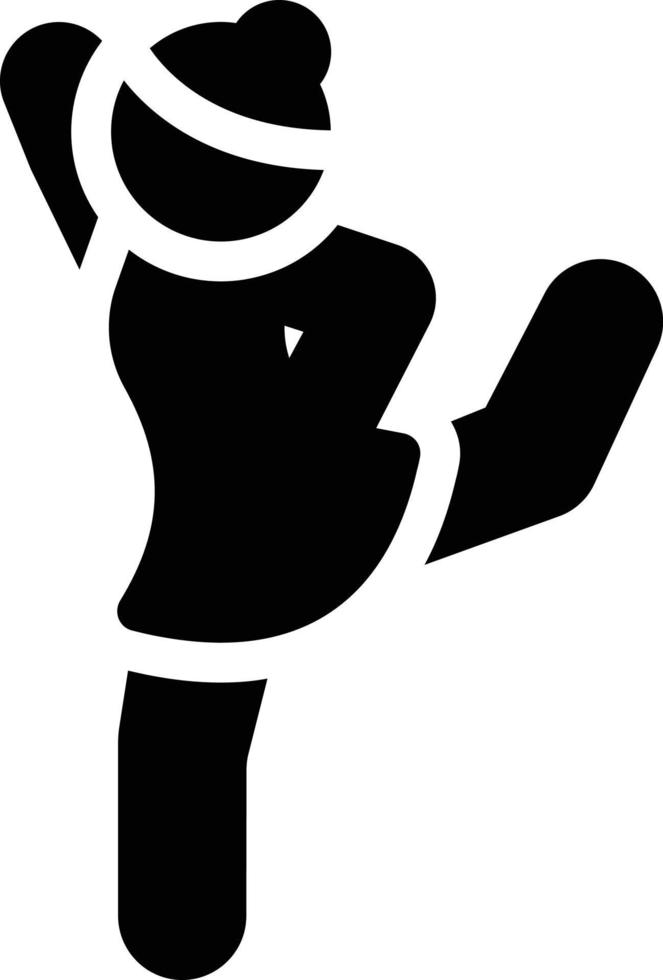 dancing girl vector illustration on a background.Premium quality symbols.vector icons for concept and graphic design.