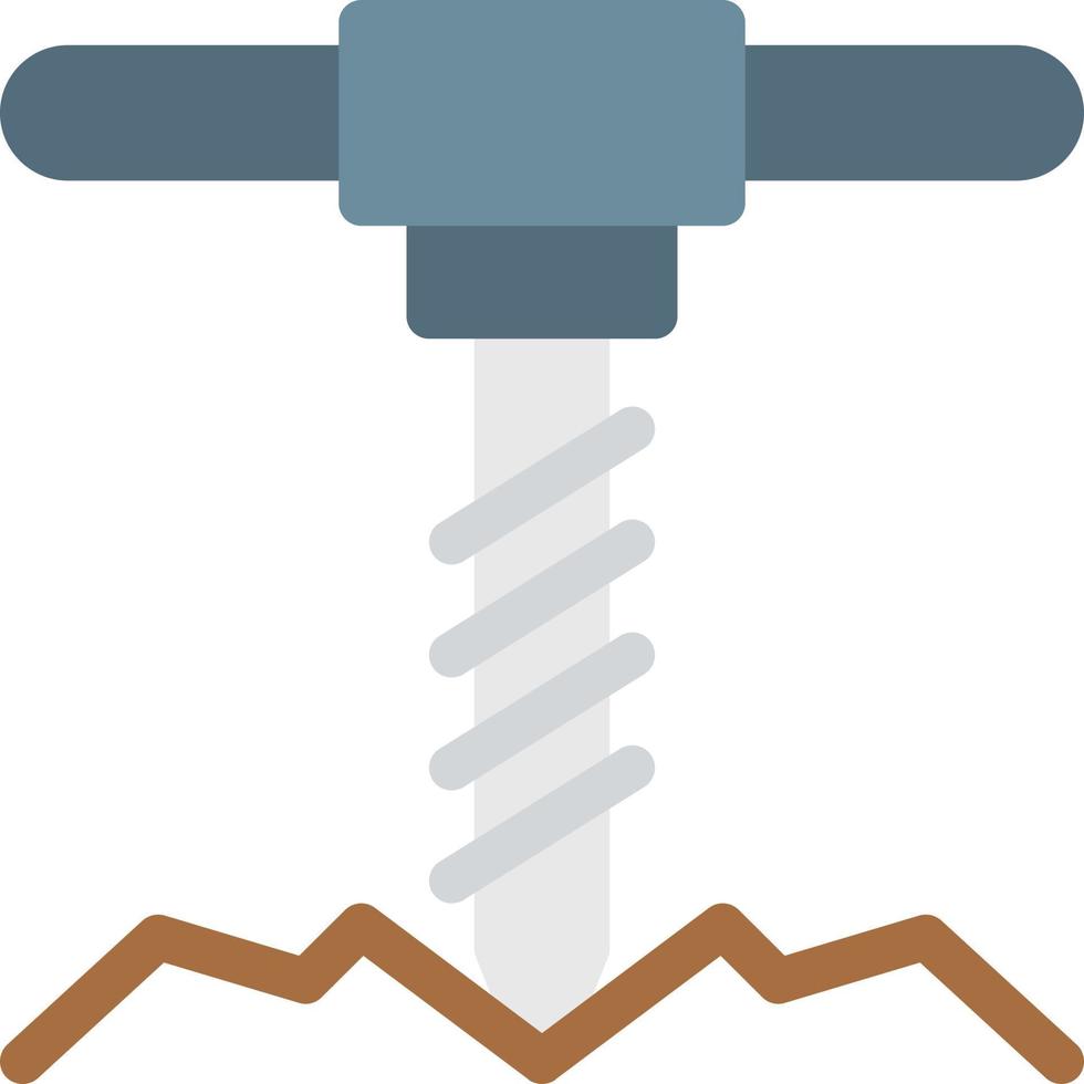 ilustración vectorial de perforación en un fondo. símbolos de calidad premium. iconos vectoriales para concepto y diseño gráfico. vector