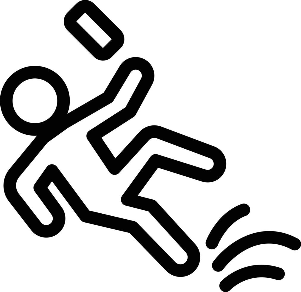 slip vector illustration on a background.Premium quality symbols.vector icons for concept and graphic design.