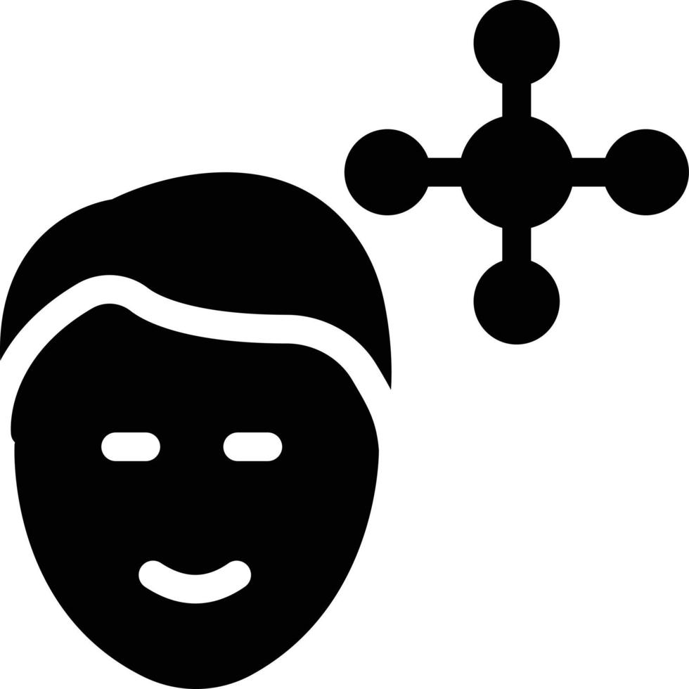 ilustración de vector de átomo en un fondo. símbolos de calidad premium. iconos vectoriales para concepto y diseño gráfico.