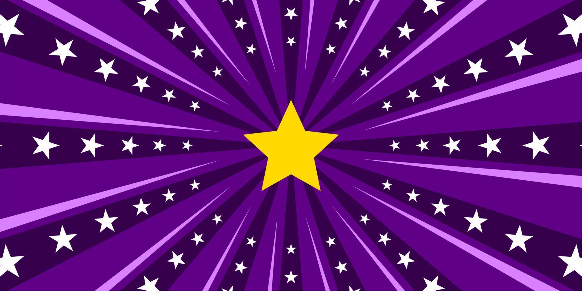 Comic cartoon purple background vector