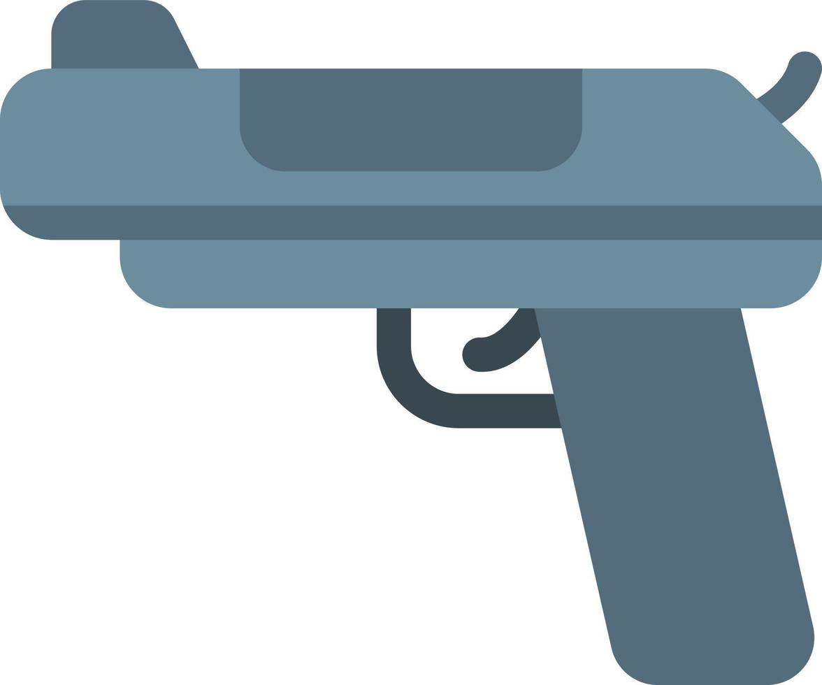 ilustración de vector de pistola en un fondo. símbolos de calidad premium. iconos vectoriales para concepto y diseño gráfico.