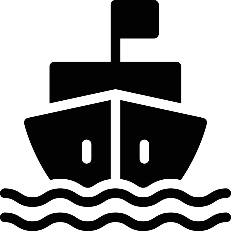 ilustración vectorial de crucero en un fondo. símbolos de calidad premium. iconos vectoriales para concepto y diseño gráfico. vector