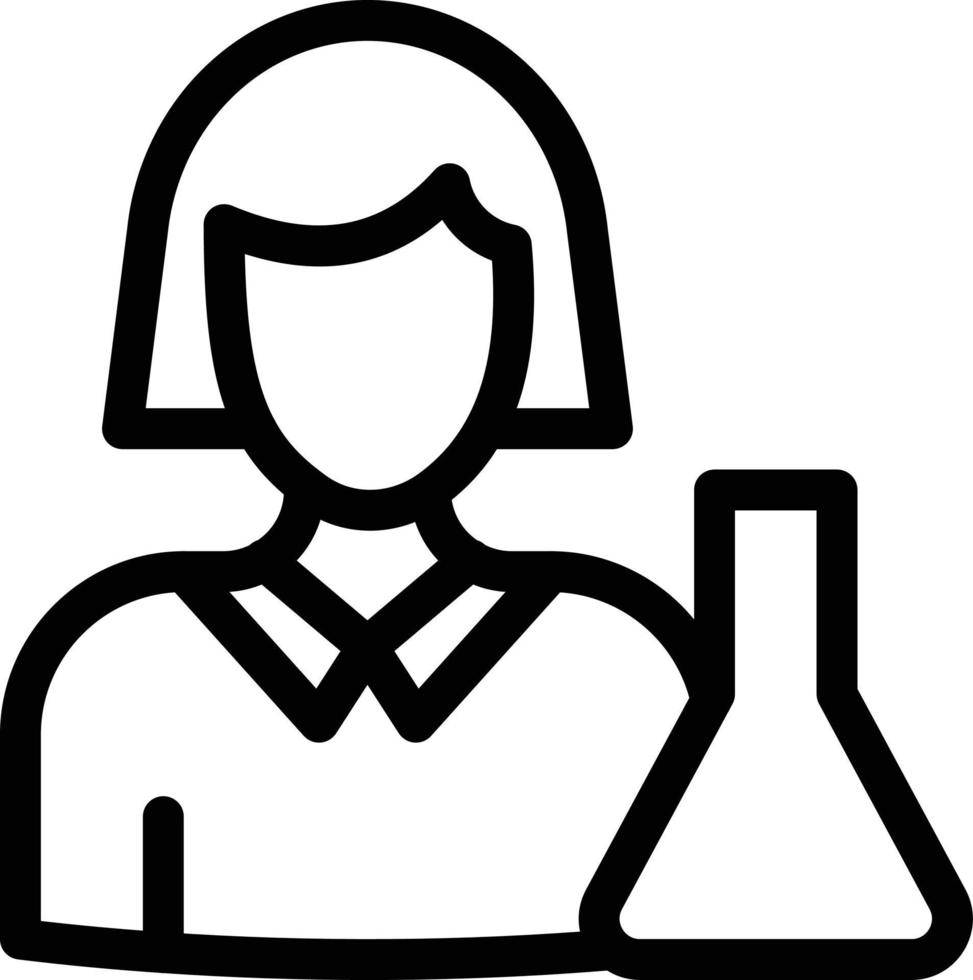 scientist vector illustration on a background.Premium quality symbols.vector icons for concept and graphic design.
