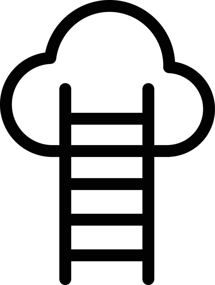 cloud stairs vector illustration on a background.Premium quality symbols.vector icons for concept and graphic design.