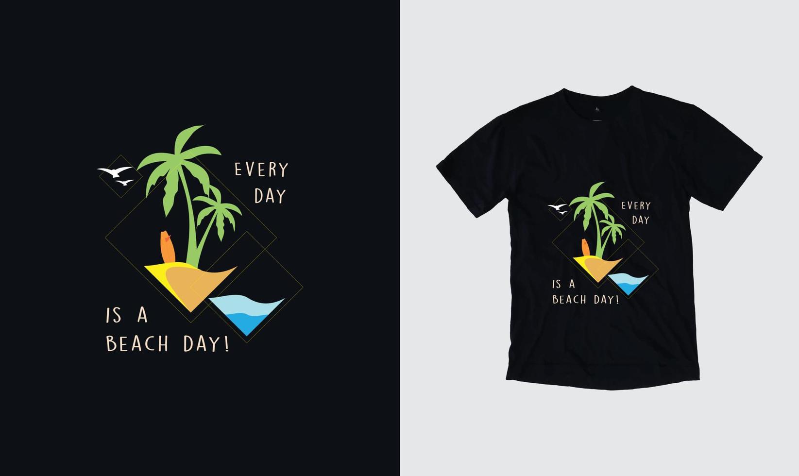 Summer graphic t-shirt design, stylish t-shirts and trendy clothing designs with lettering, and printable, vector illustration designs.