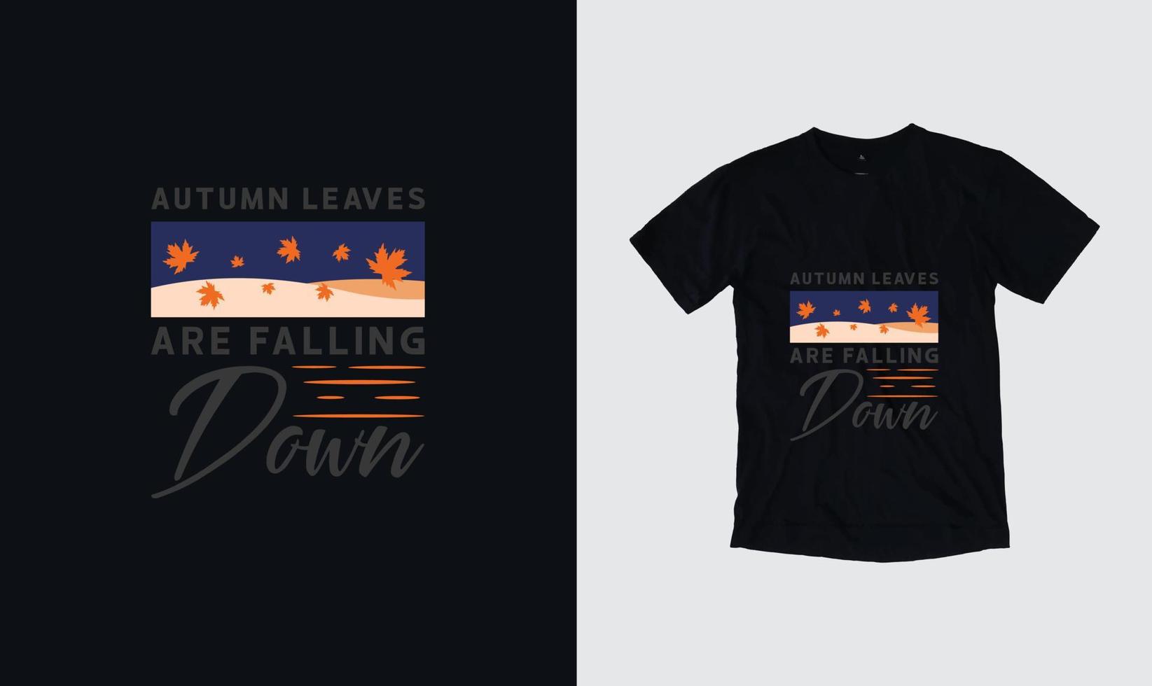 Autumn vector quotes. Illustration for prints on t-shirts. Autumn hand drawn illustration with hand lettering.