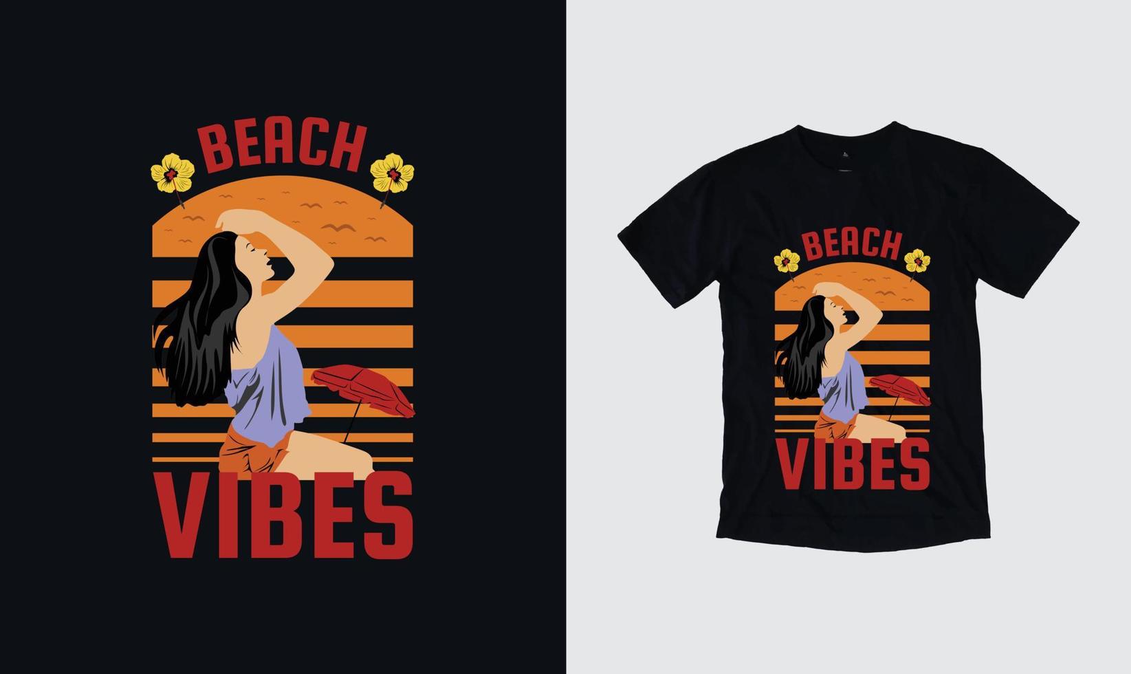 elegante diseño de moda de camisetas y prendas de verano. tipografía de temporada de verano, impresión, ilustración vectorial. muestras globales. vector