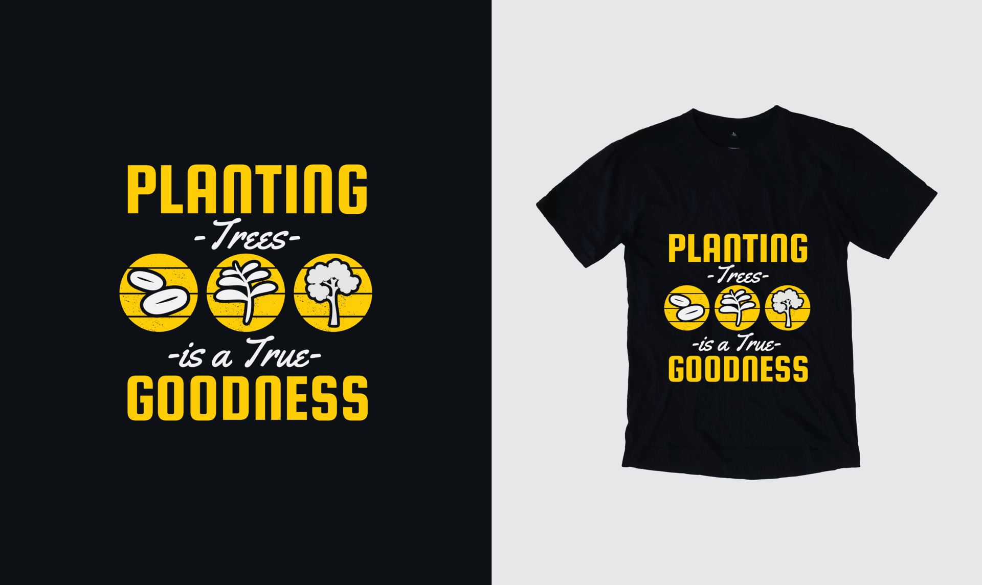 Gardening t-shirt design. Vector hand-drawn quote. Calligraphic poster