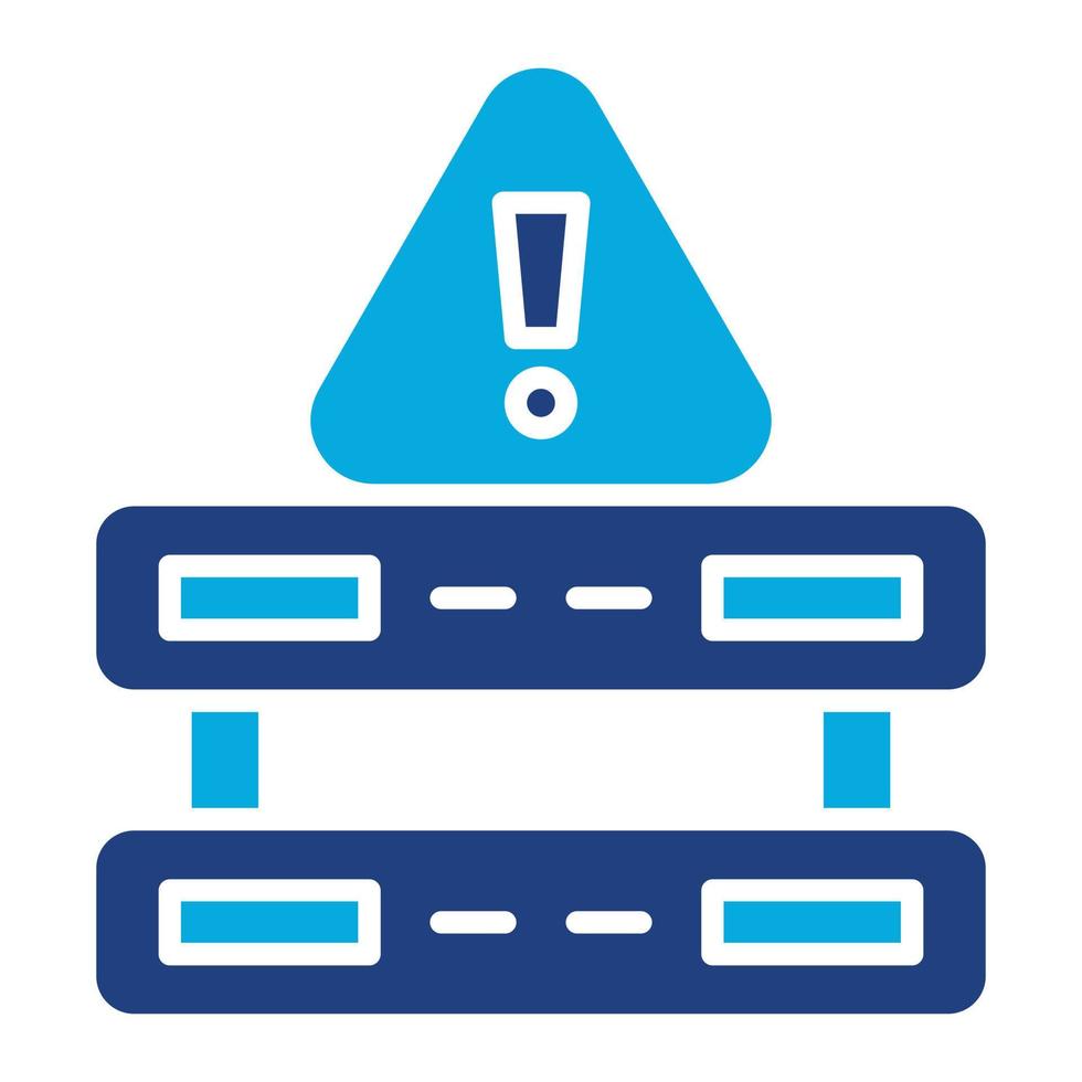 Server Down Glyph Two Color Icon 7836887 Vector Art at Vecteezy