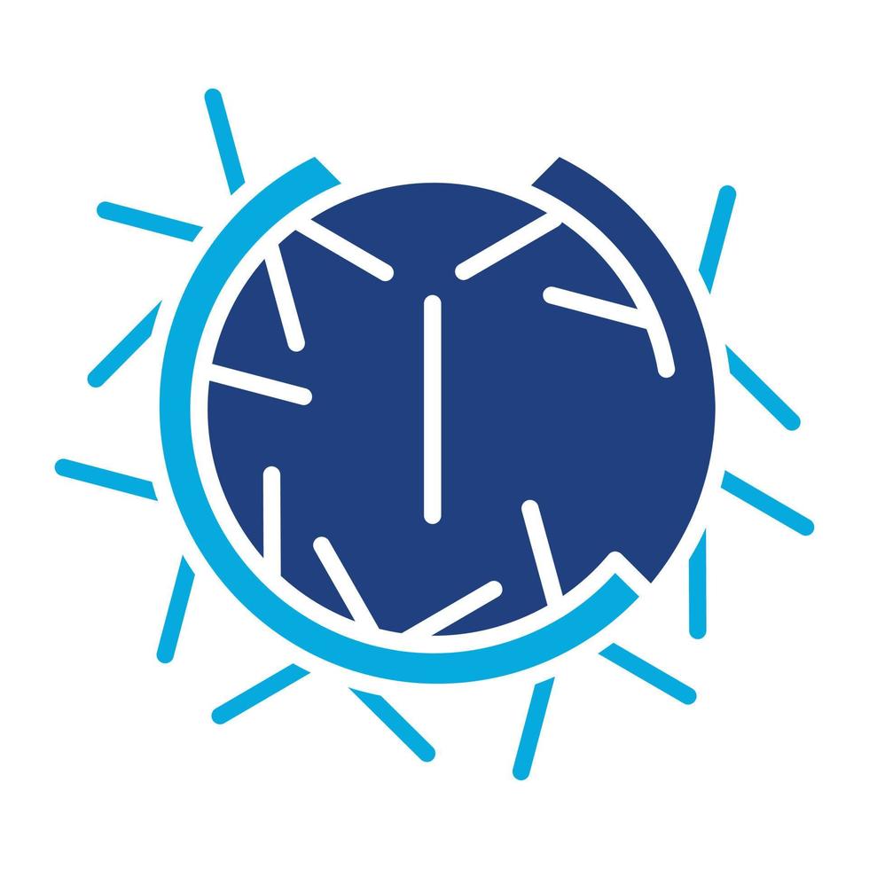 Tumbleweed Glyph Two Color Icon vector