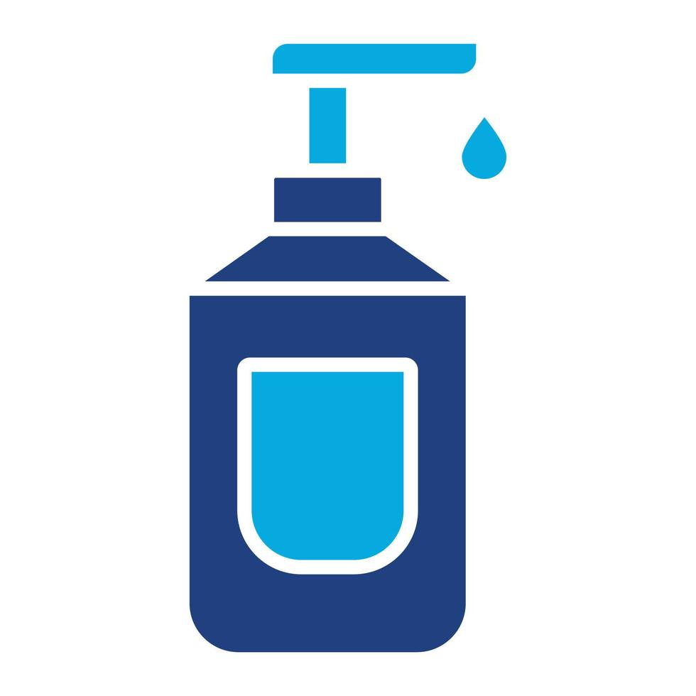 Hand Soap Glyph Two Color Icon vector