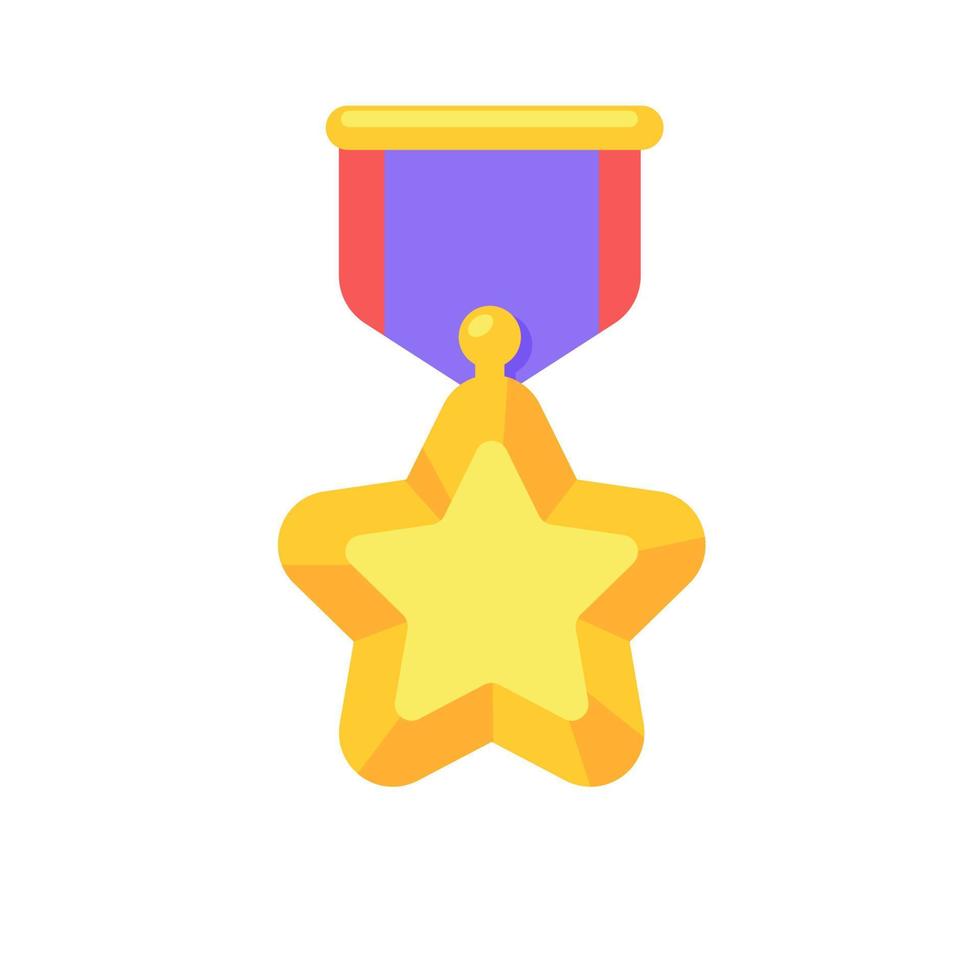 Medals are awarded to the winners of the sporting events. vector