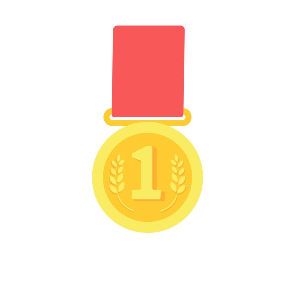 Medals are awarded to the winners of the sporting events. vector