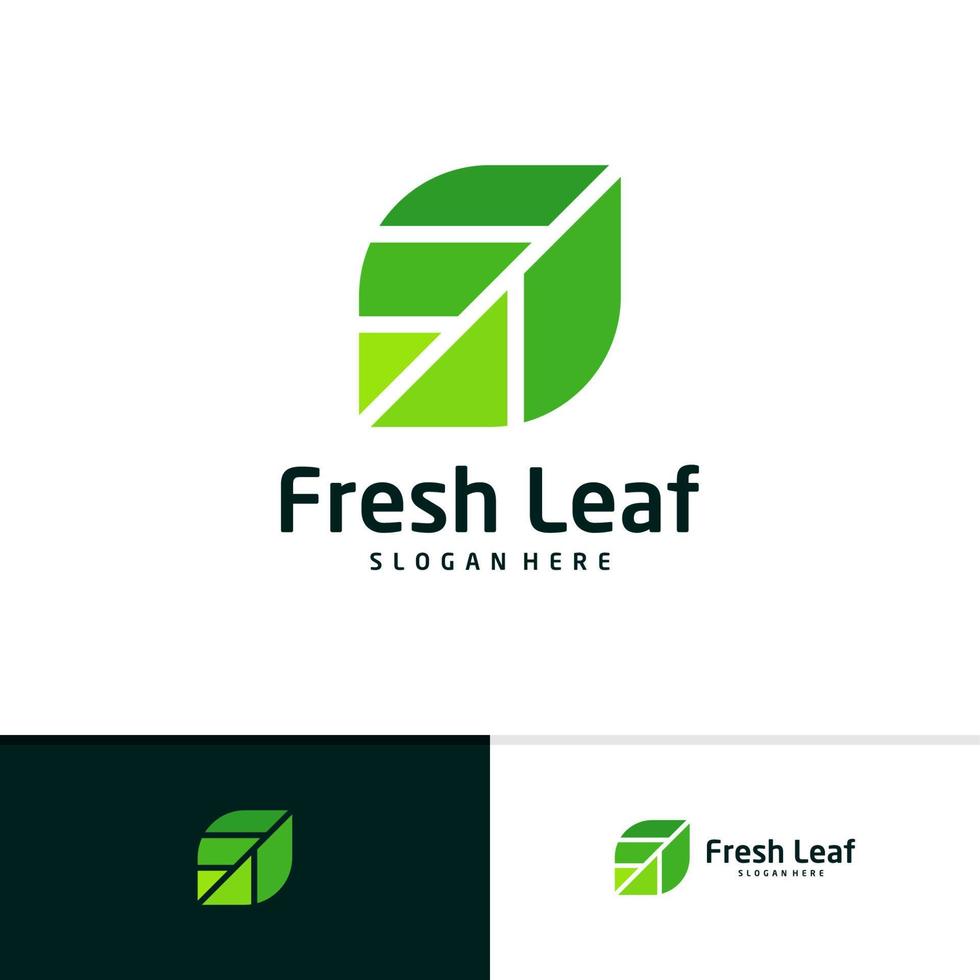 Leaf logo vector template, Creative Leaf logo design concepts