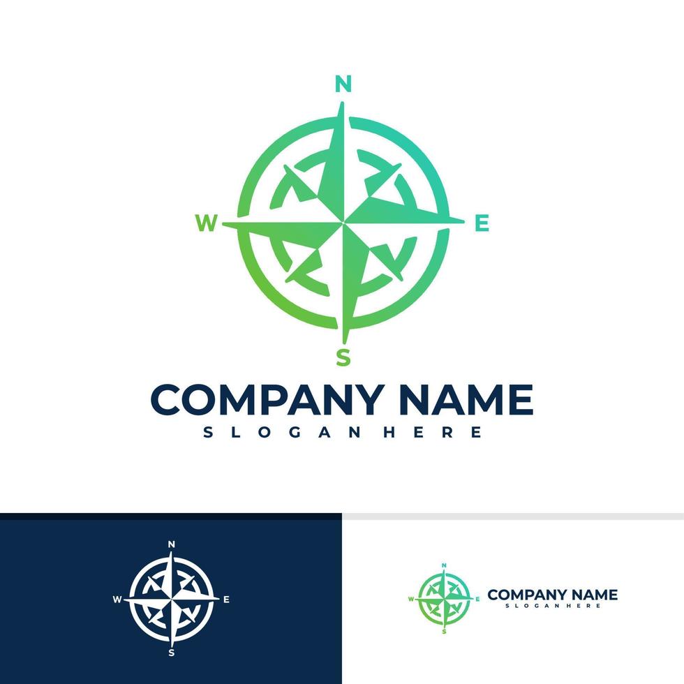 Compass logo vector template, Creative Compass logo design concepts