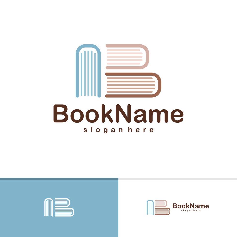 Book logo vector template, Creative Book logo design concepts