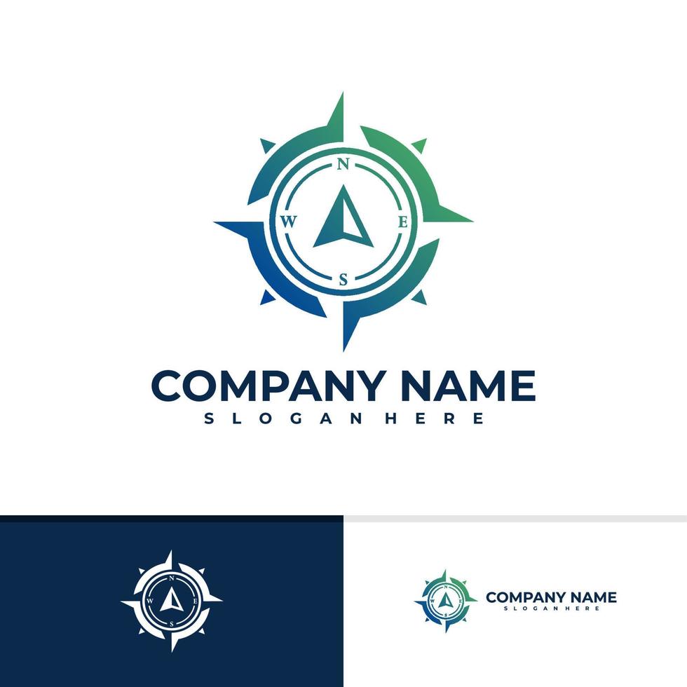 Compass logo vector template, Creative Compass logo design concepts