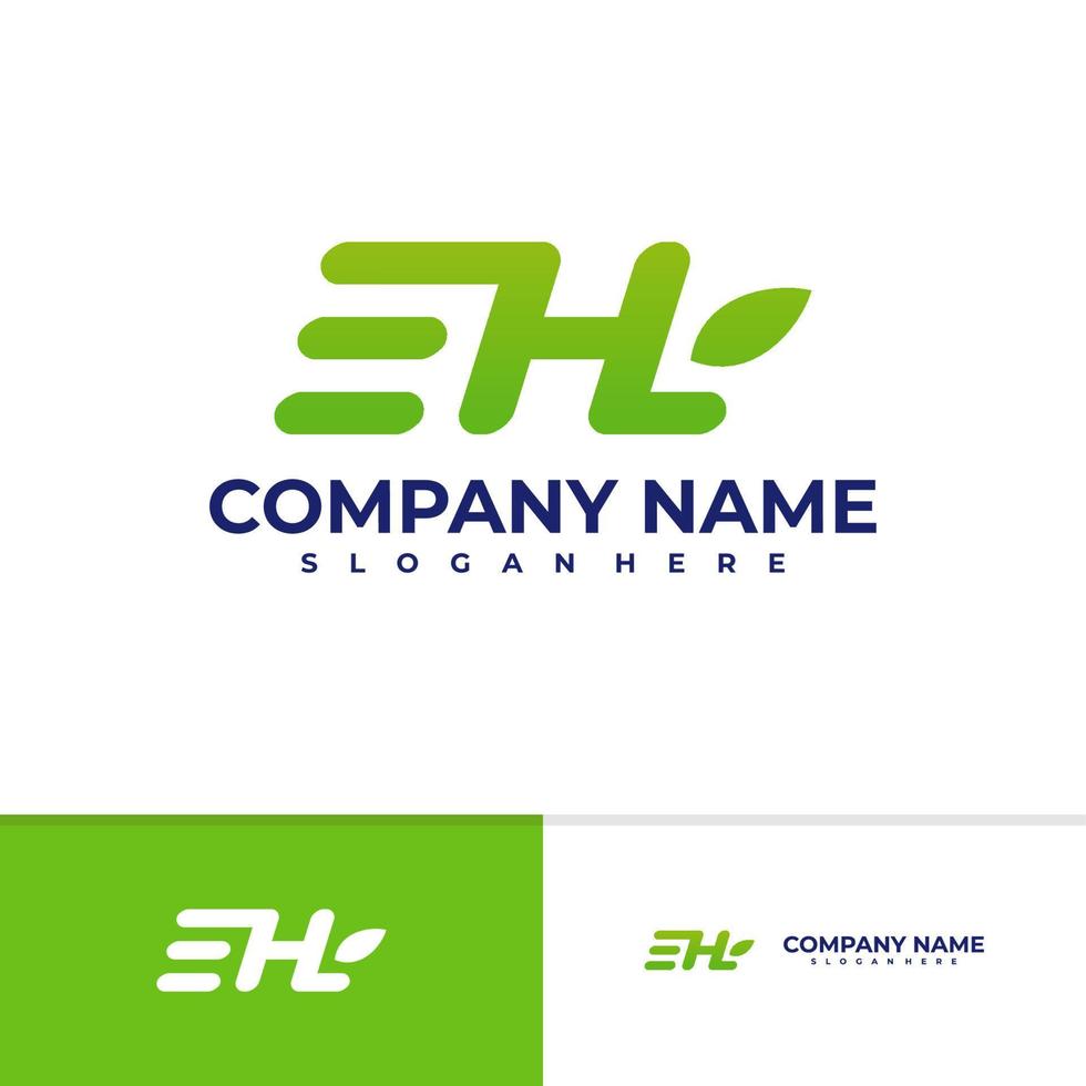 Letter E H L logo vector template, Initial E H L logo design concepts