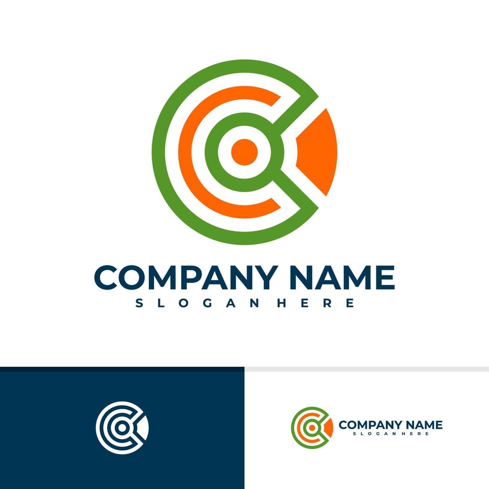 Tech C logo vector template, Creative Tech C logo design concepts