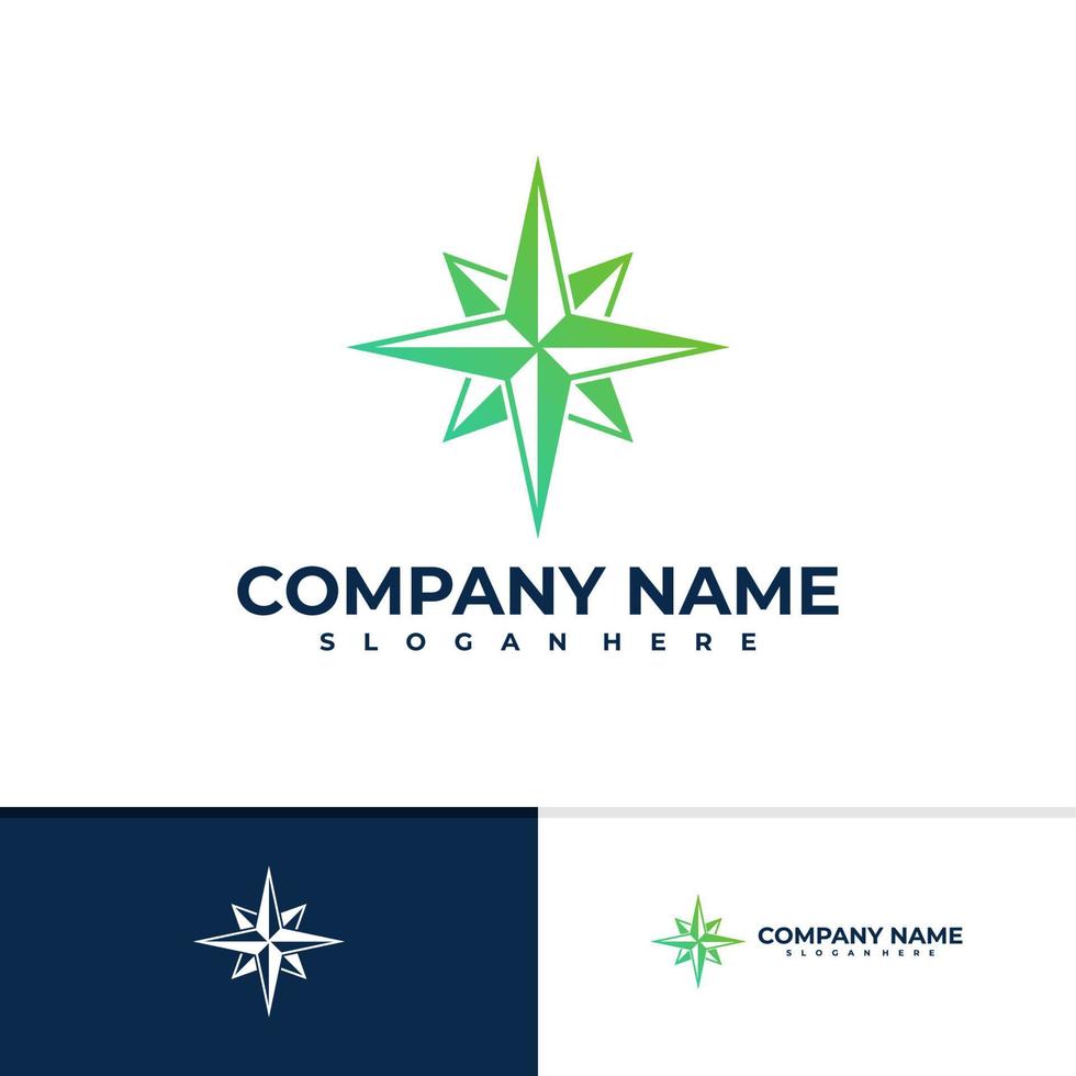 Compass logo vector template, Creative Compass logo design concepts