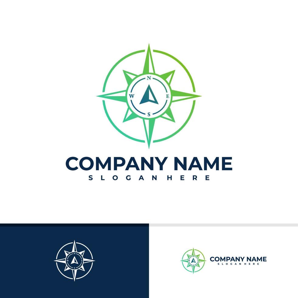 Compass logo vector template, Creative Compass logo design concepts