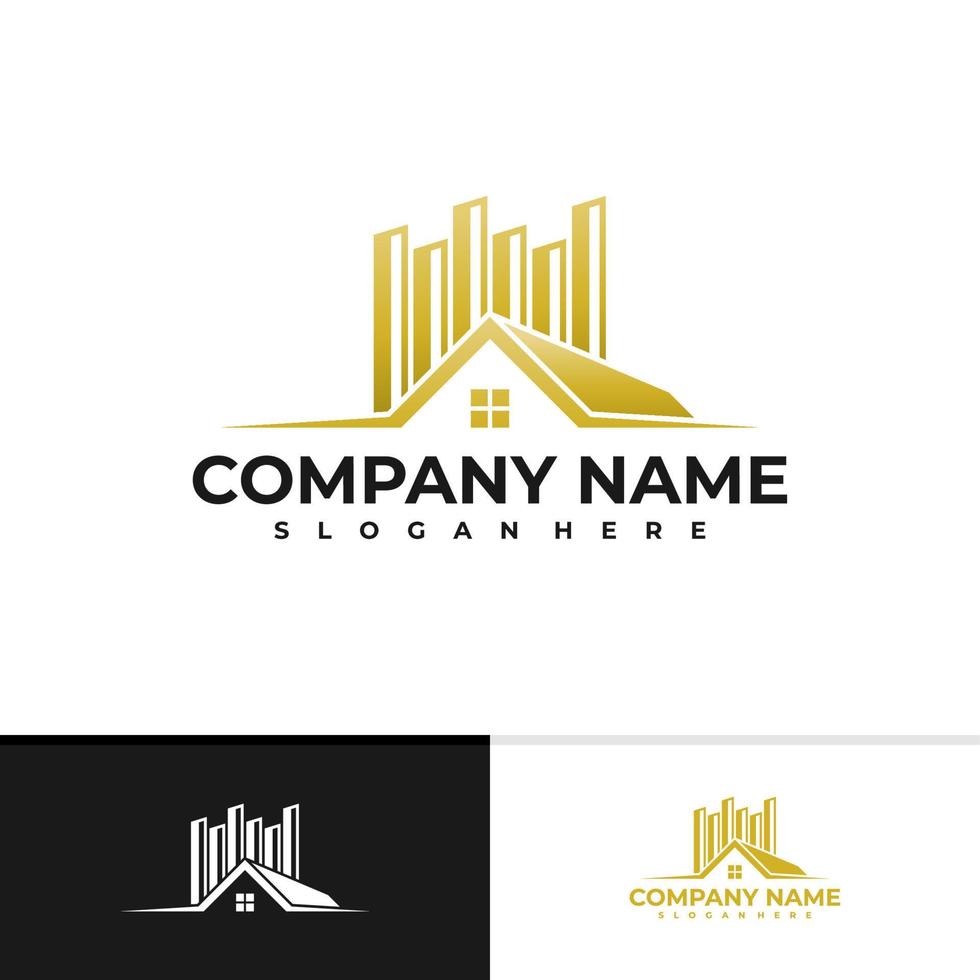 House logo vector template, Creative House logo design concepts