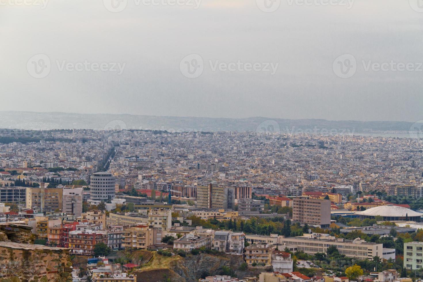 Aerial view of Thessaloniki, Greece photo