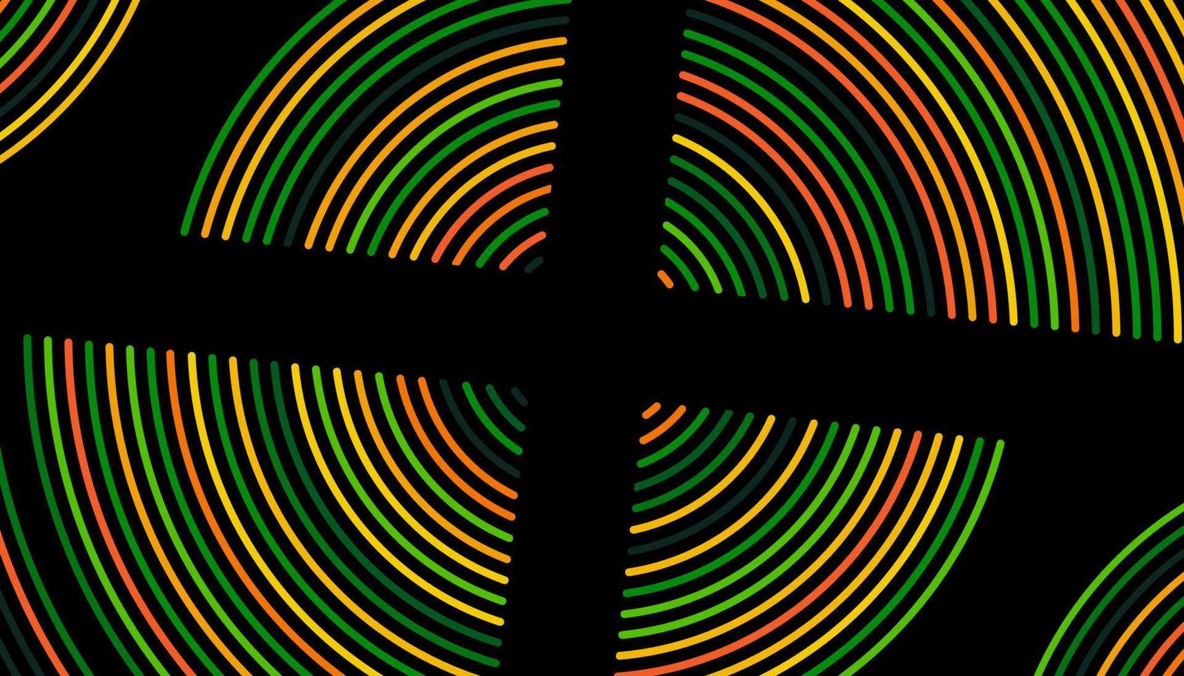 fondo de vector abstracto moderno verde oscuro amarillo línea curva