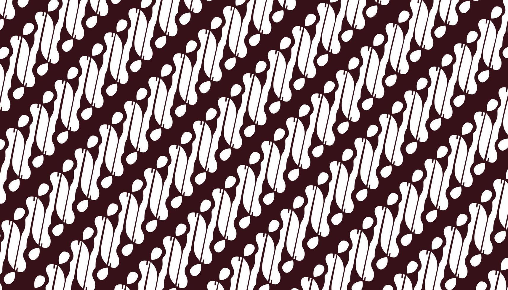 Vector Batik Parang pattern White chocolate
