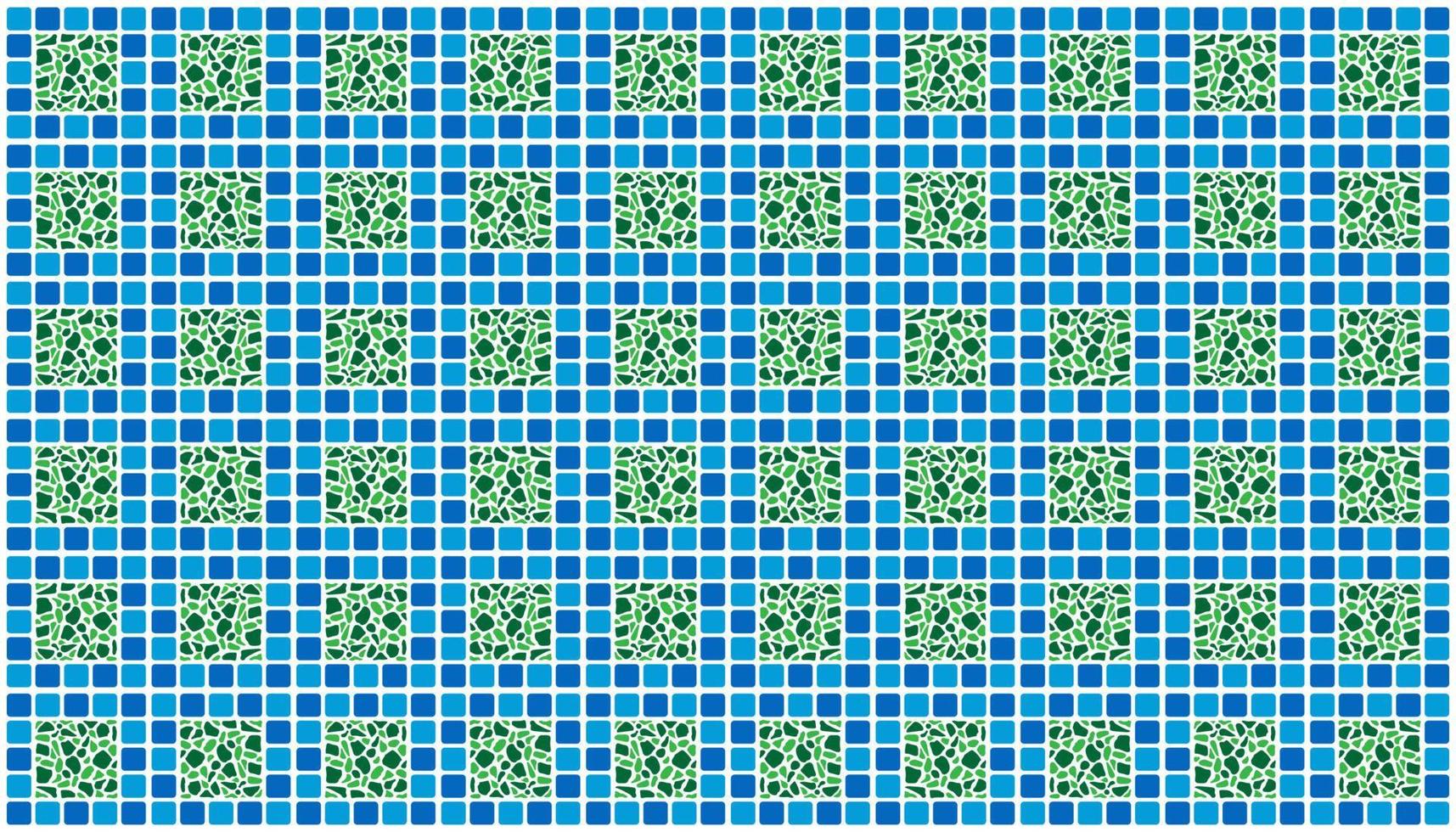 Vector background abstract pattern tiles blue green