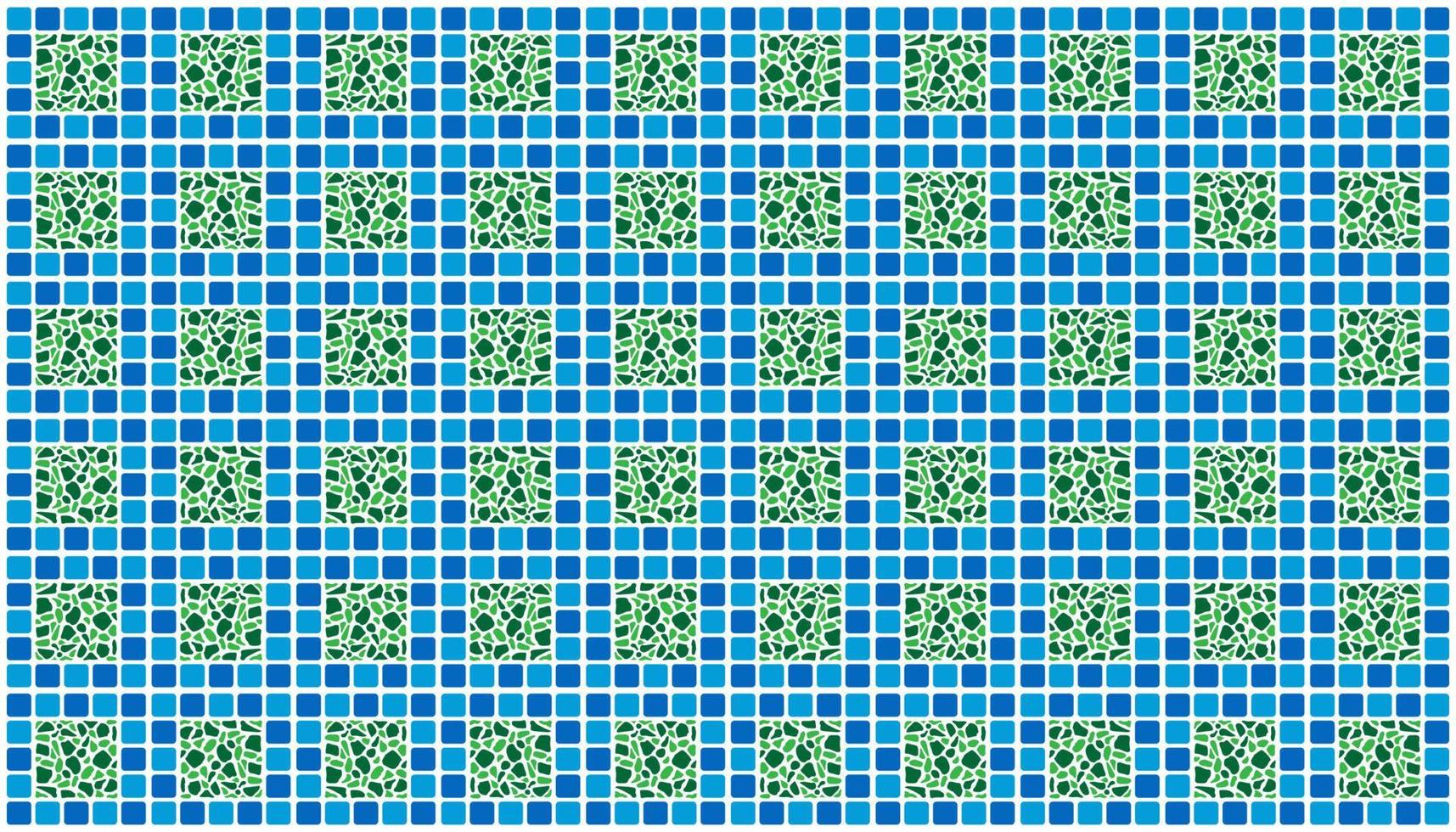 Vector background abstract pattern tiles blue green