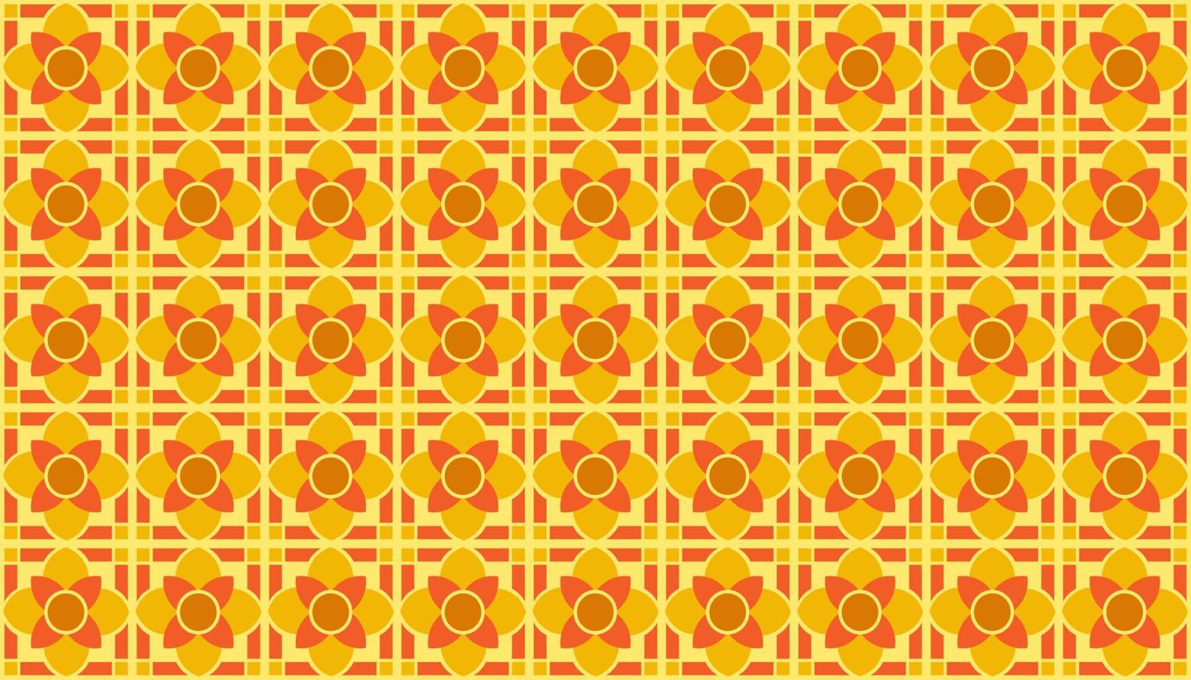Vector background abstract pattern tiles yellow
