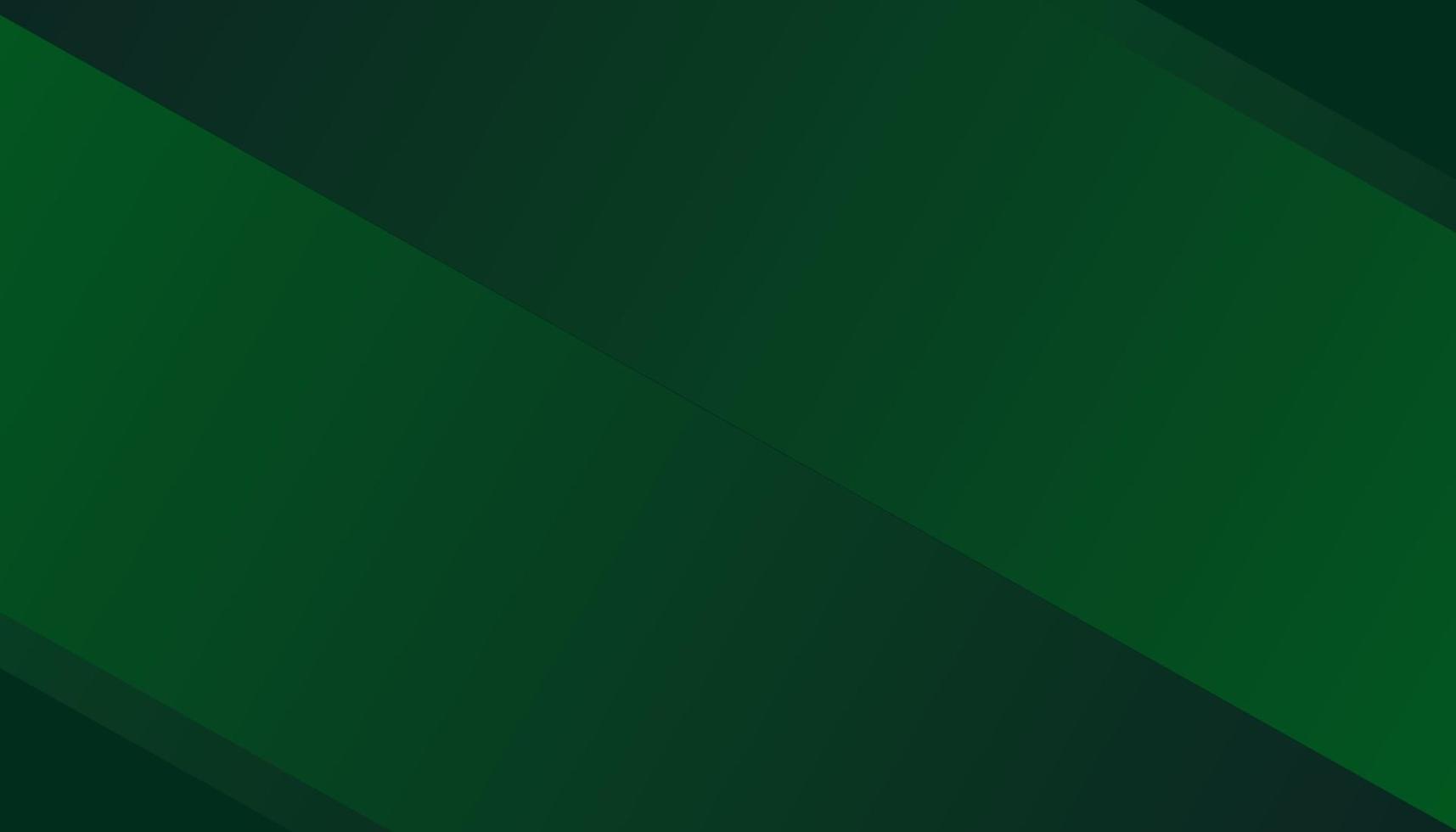 Vector background modern abstract dark green shapes