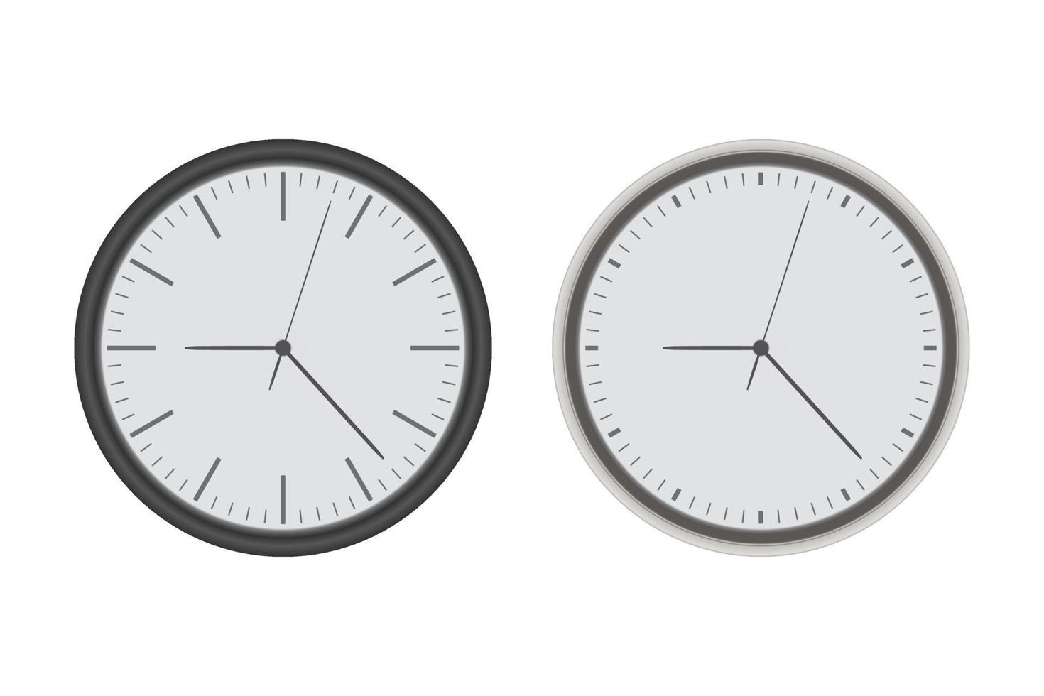 reloj de pared realista vector