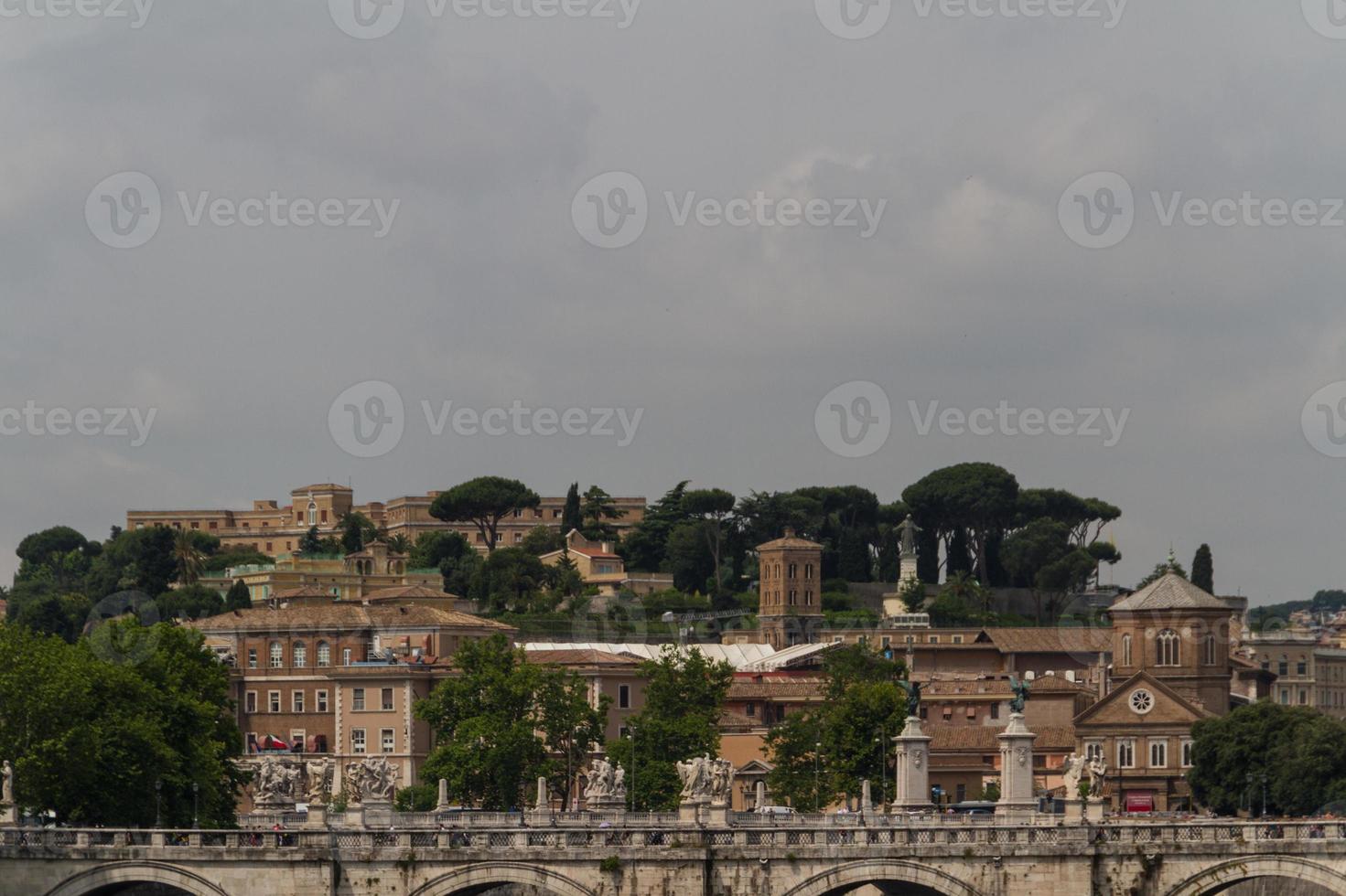 Rome, Italy. Typical architectural details of the old city photo