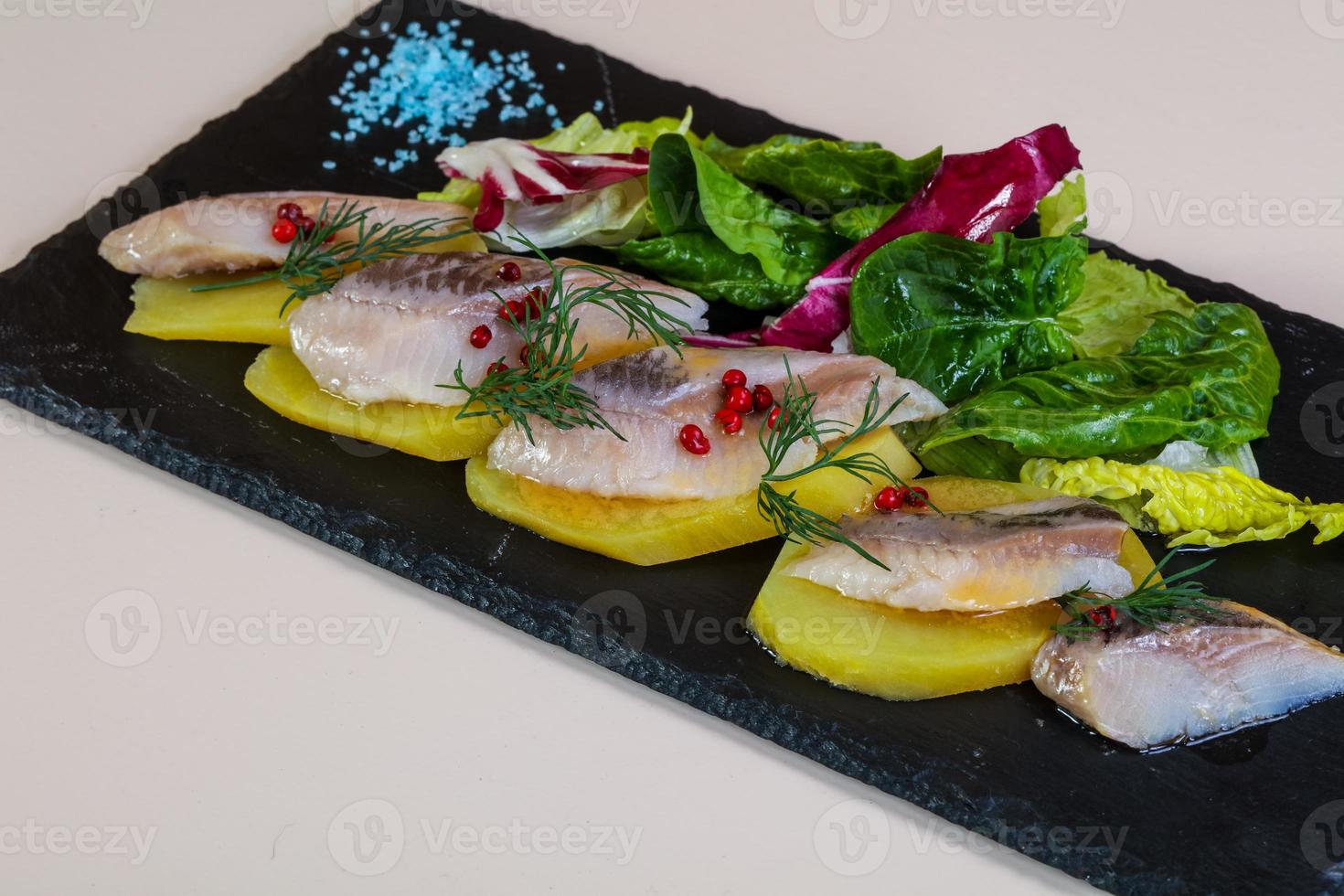 Herring with potao photo