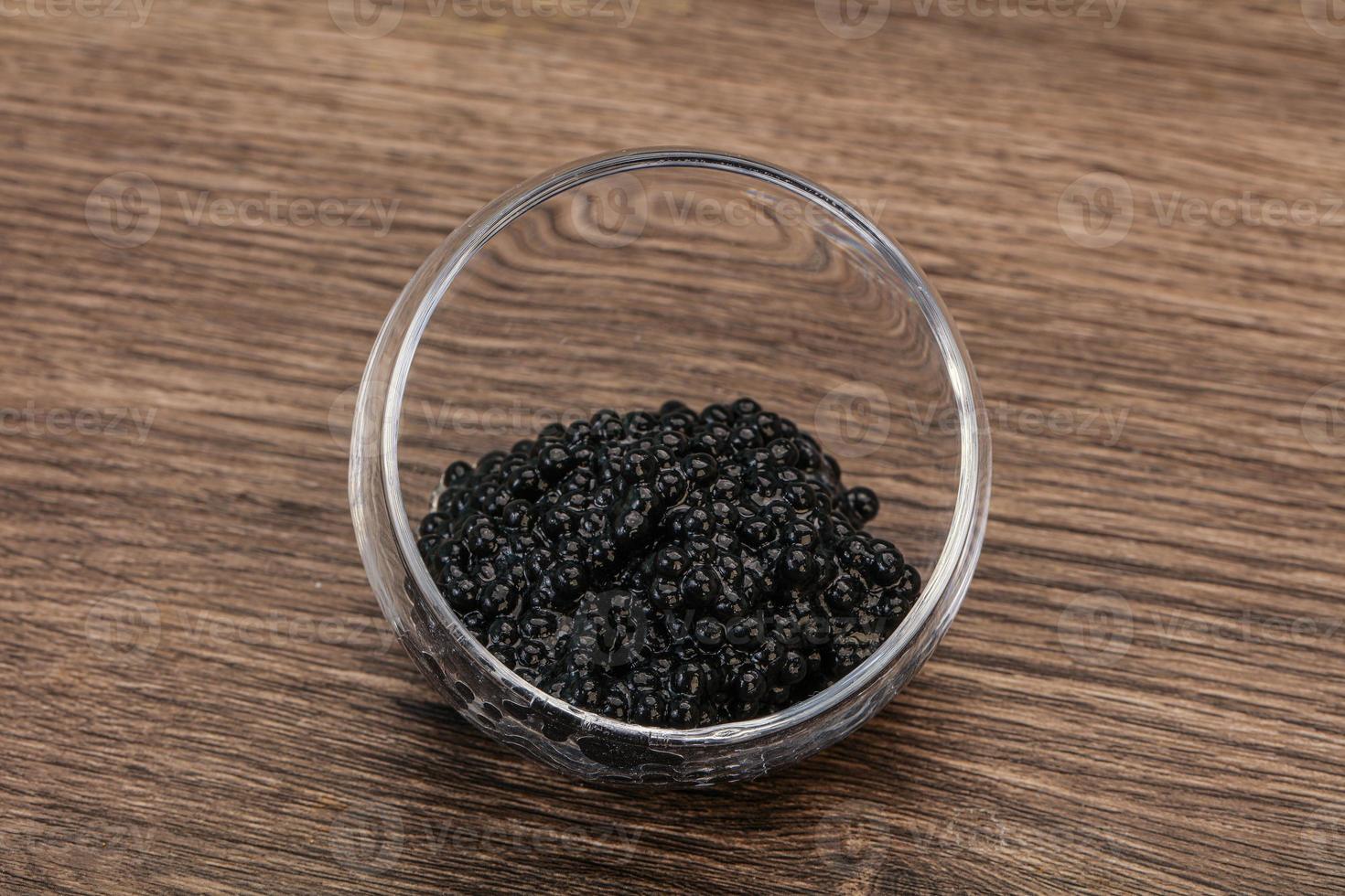 Luxury strugeon fish black caviar photo